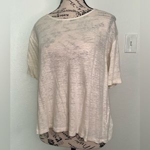 H&M Sheer Cream Top 🍦
